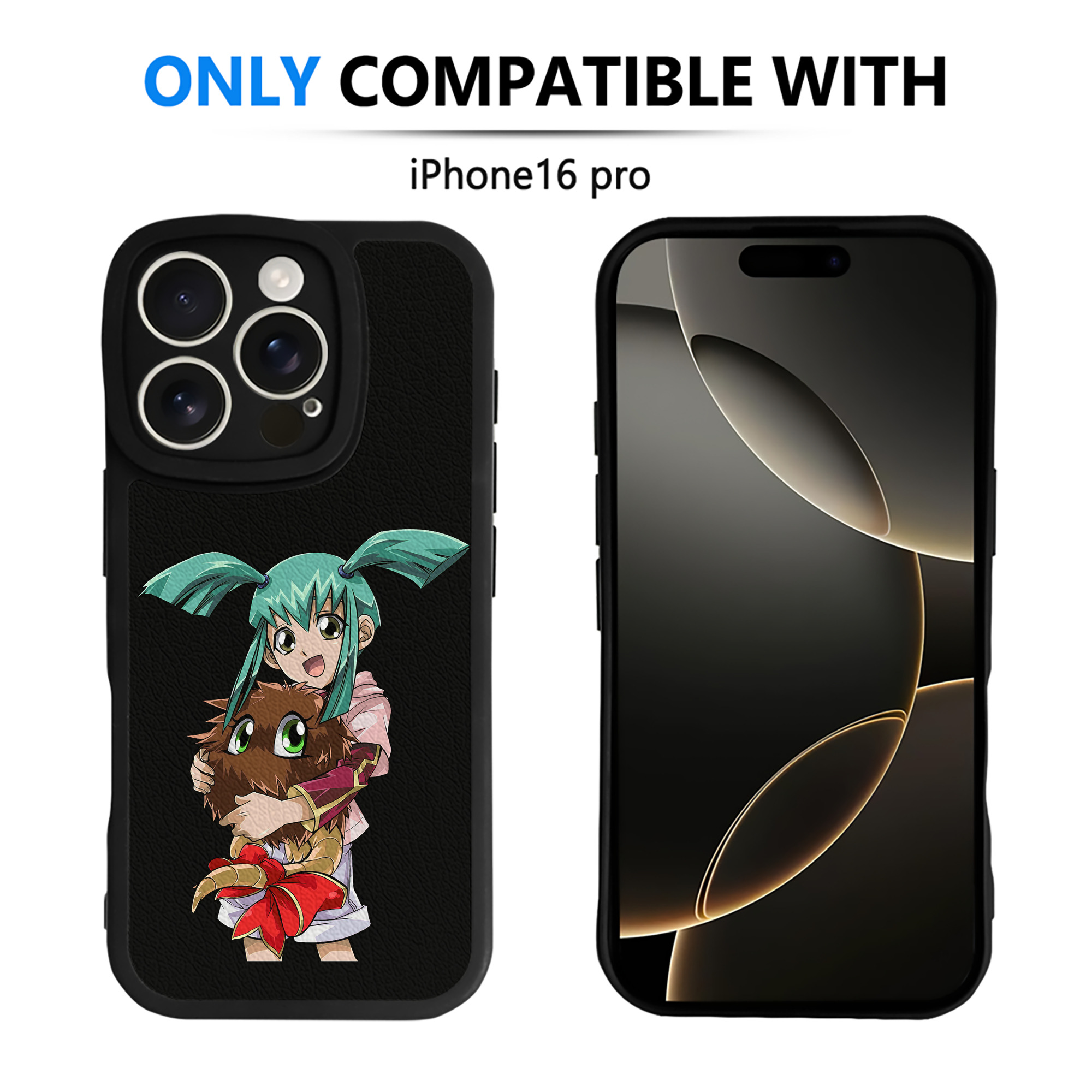 遊☆戯☆王 Yu-Gi-Oh! 【iPhone 16シリーズ対応】シリコンスマホケース（レザー調） 材質：シリコン